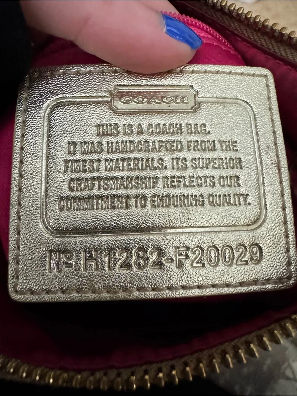 Coach Poppy ‘Pop C’ Shoulder Bag - Picture 11 of 11